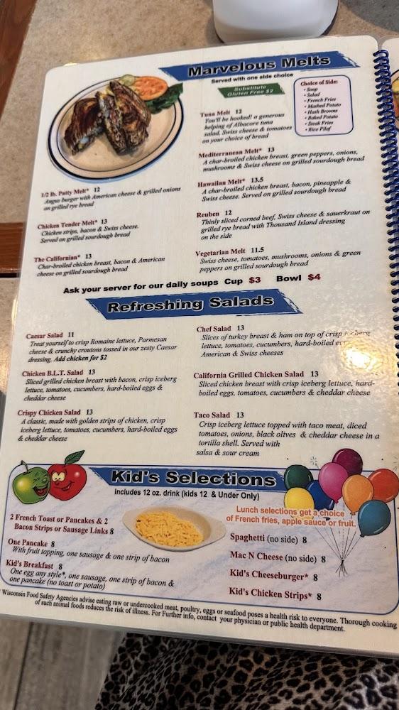 Blue Willow Cafe Menu image 2